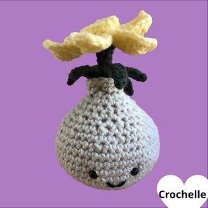 NEW Crochet Amigurumi Daffodil Flower